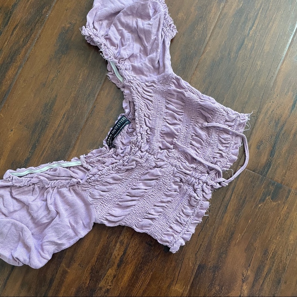 Purple Urban Outfitters Crop Top